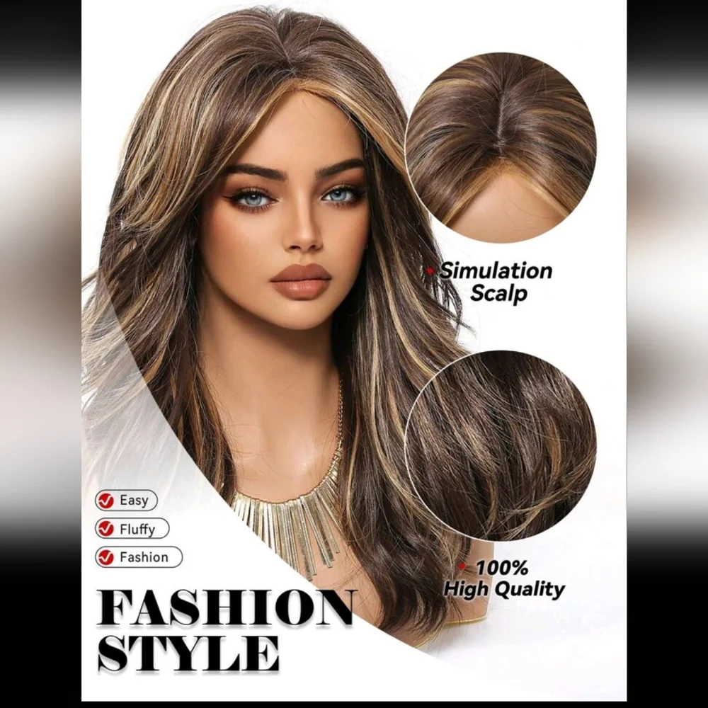 SALE ** BRAND NEW ** Stylish Brown and Blonde Women's Wig